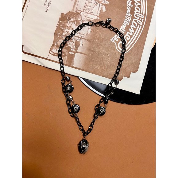 The Metallic Bead Charm Necklace - Picture 3 of 4